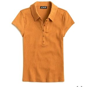 J Crew Vintage Rib Polo Shirt